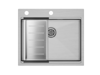 Комплект: Мойка KRONER-PRO 59 + коландер ADVANCE в цвет мойки PM705951-BS+A405-BS