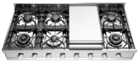 Отдельностоящая газовая варочная поверхность HCP120FD/SS